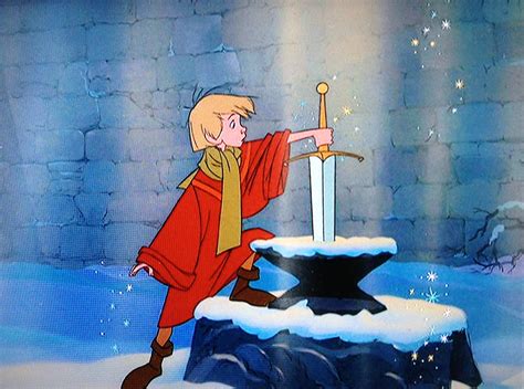 Wltch on sword in the stone